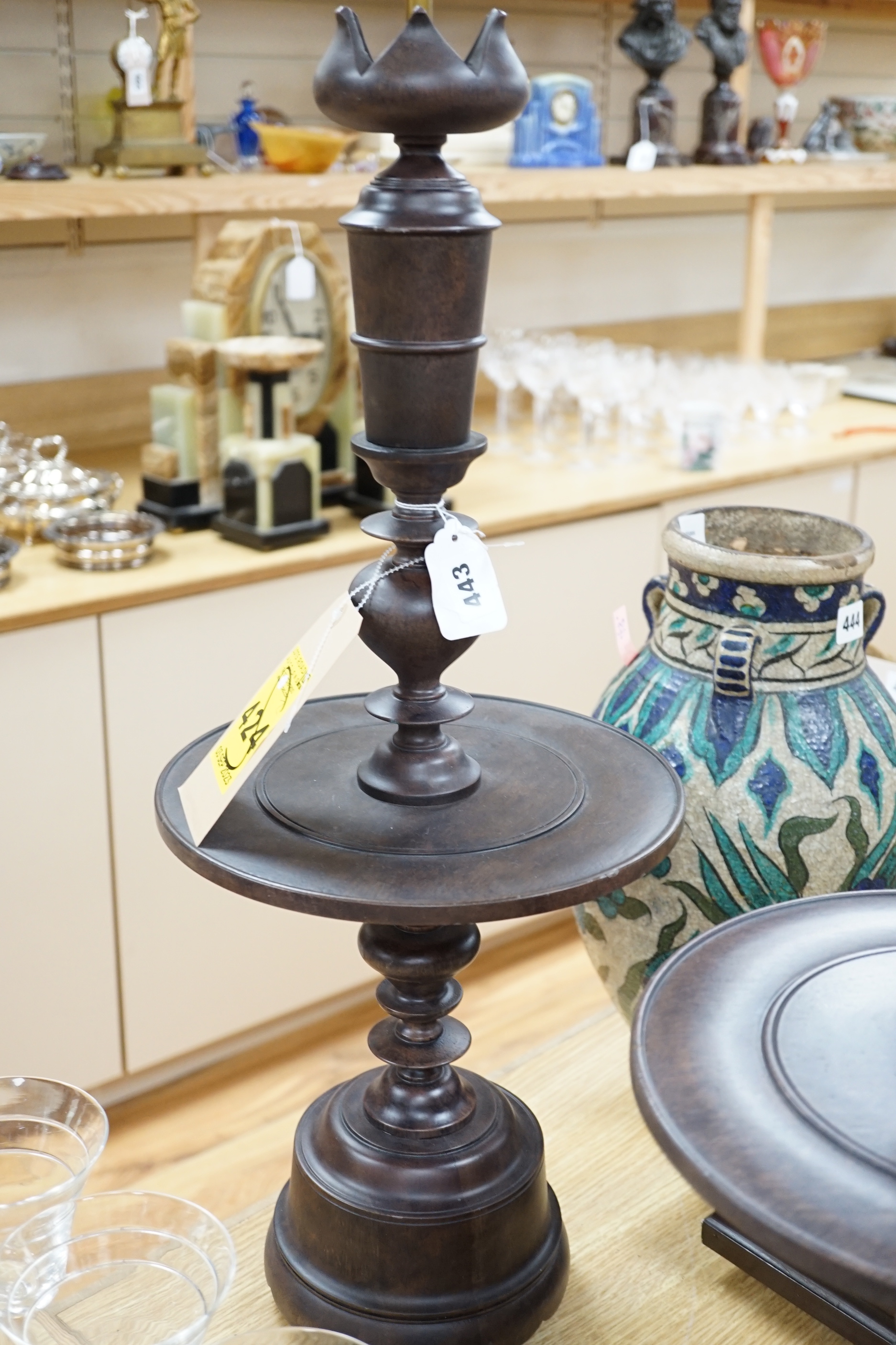 A pair of Julian Chichester 'Kathryn's candlesticks', 69cm high